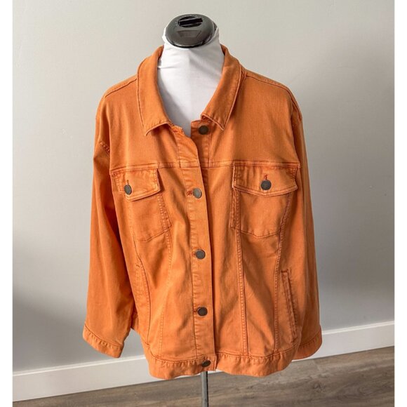 Ana Camel Color Jean Jacket - Picture 8 of 8